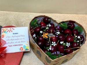 Hộp Cherry hình trái tim chúc mừng sinh nhật - FSNK292