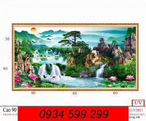 Tranh gạch 3D tranh trí phòng khách- tranh gạch men HHT