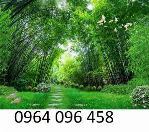 Tranh 3d tre trúc - tranh gạch 3d tre trúc - JNNN5