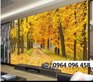 Tranh 3d - gạch tranh 3d ốp tường phong cảnh - JHFF4