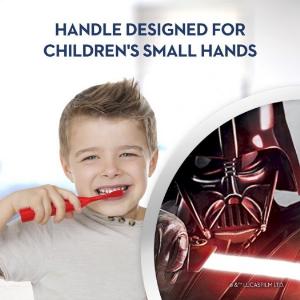 Bàn chải đánh răng dùng pin cho trẻ em Oral-B Disney Star Wars, lông cực mềm