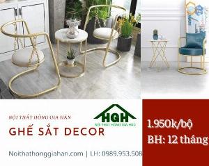 Bàn ghế sắt cafe SH02 Tp.HCM Hồng Gia Hân