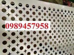 Inox đột lỗ, Tôn đột lỗ hoa thị, Tôn đột lỗ tròn, Tấm kim loại dập lỗ có sẵn
