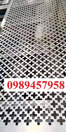 Inox đột lỗ, Tôn đột lỗ hoa thị, Tôn đột lỗ tròn, Tấm kim loại dập lỗ có sẵn