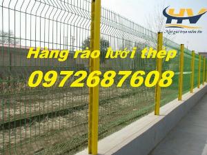 Hàng rào lưới thép mạ kẽm, lưới thép hàng rào sơn tĩnh điện tại Vĩnh Long