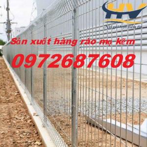 Hàng rào lưới thép mạ kẽm, lưới thép hàng rào sơn tĩnh điện tại Vĩnh Long