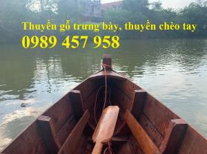 Đóng thuyền gỗ trang trí, Thuyền gỗ 2m, Thuyền 2,5m trang trí