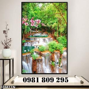 Tranh gạch 3d phong thủy mệnh hỏa fghfh55