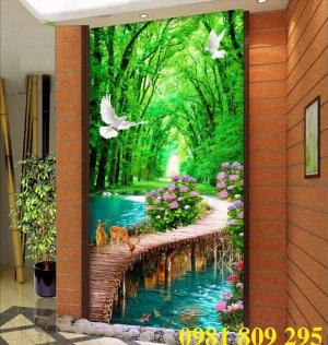 Tranh gạch 3d phong thủy mệnh hỏa fghfh55