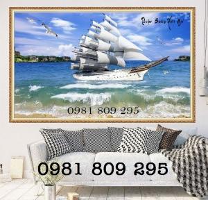 Tranh gạch 3d ốp tường cảnh biển