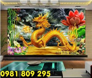Tranh rồng phụng - gạch tranh rồng phụng FGRT565