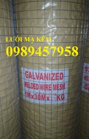 Lưới hàn mạ kẽm phi 2 ô 25x25, 50x50, Lưới đen D2 50x50, Lưới mạ kẽm D4 50x50, 50x100 theo đơn hàng