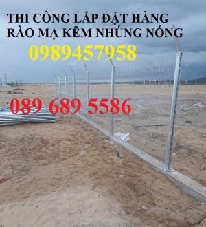 Hàng rào lưới thép hàn sơn tĩnh điện phi 5 ô 75x200 và 50x250