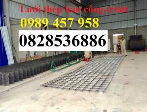 Lưới thép hàn chập phi 4 150x150, Lưới thép hàn đổ sàn D6 200x200, Lưới A8, A10