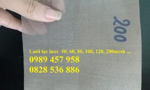 Lưới đan inox304 1x1, 2x2, 3x3, 5x5, 10x10, 20x20, SUS304, SUS316, SUS201