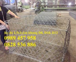 Bán Rọ đá hộc 2x1x1, Rọ đá chống sạt lở 2x1x0,5, Rọ thép bọc nhựa, Rọ đá mạ kẽm