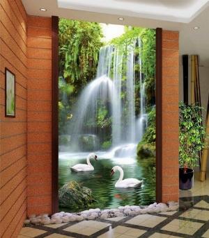 Mẫu tranh gạch 3d ốp tường trang trí - I05