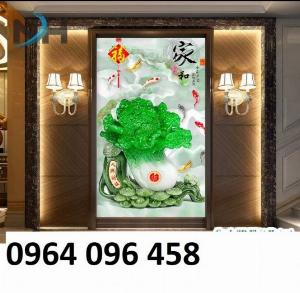 Mẫu tranh gạch 3d ốp tường trang trí - I05