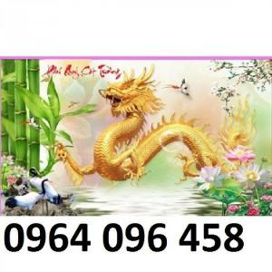 Tranh rồng 3d - tranh gạch 3d rồng - I094