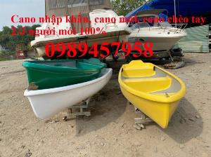 Thuyền composite chèo tay 3 người, Thuyền du lịch 3 người, Cano cao cấp