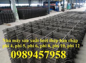 Lưới thép phi 4 ô 50x50, phi 6 ô 50x50, phi 9 ô 100x100, phi 10 ô 100x100 mới 100%