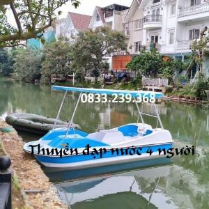 Thuyền đạp nước, Thiên nga đạp nước, Cầu phao khu vui chơi giải trí