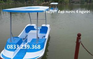 Thuyền đạp nước 4 chỗ ngồi, thiên nga đạp nước