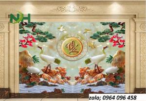 Tranh phòng thờ 3d - tranh gạch 3d phòng thờ - KGD32