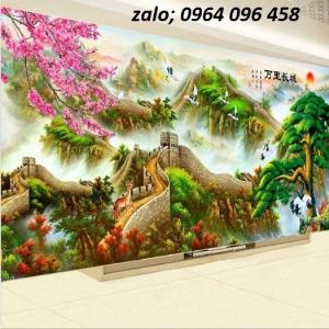 Tranh vạng lý trường thành - tranh gạch 3d - KGD3