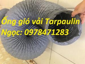 Ống gió mềm vải, ống vải phi 75, phi 100, phi 150, phi 200 chuyên dẫn gió, thông khí, hút bụi