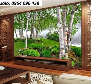 Tranh gạch 3d dán tường phòng khách - 098CP