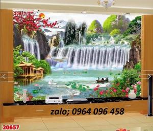 Tranh 3d phong thủy tuổi tý - tranh gạch 3d ốp tường - MNB66