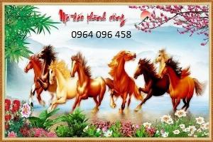 Tranh phong thủy hợp tuổi ngọ tranh gạch 3d tuổi ngọ - 126CP