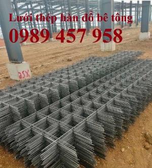 Chuyên Thép hàn đổ sàn bê tông phi 4 ô 250x250, Lưới thép chống nứt sàn D4 200x200