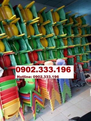 Bàn ghế nhựa đúc mầm non, bán ghế nhựa đúc mầm non