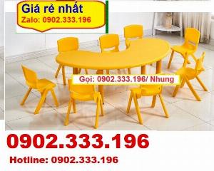 Bàn ghế nhựa đúc mầm non, bán ghế nhựa đúc mầm non