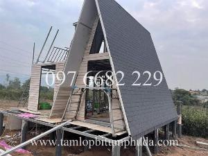Tấm bitum nhập khẩu, tấm lợp bitum giả ngói, tấm lợp bitum phủ đá, ngói đá bitum