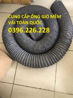Địa chỉ bán ống gió mềm vải ,ống hút bụi vải bạt gân thép phi 150, phi 200 giá tốt
