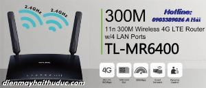 Thiết bị Phát WiFi TP-Link TL-MR6400 hỗ trợ khe sim 4G LTE