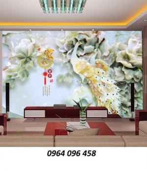 Gạch tranh 3d ốp tường phòng khách - phòng ngủ 432WP