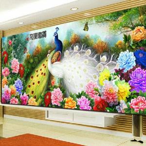 Gạch tranh 3d ốp tường phòng khách - phòng ngủ 432WP