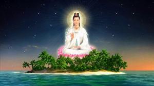 Tranh phật quan âm tranh gạch 3d phật quan âm 543XP