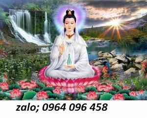 Tranh phật quan âm tranh gạch 3d phật quan âm 543XP