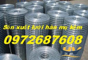 Lưới hàn mạ kẽm, lưới thép mạ kẽm ô vuông, lưới thép mạ kẽm