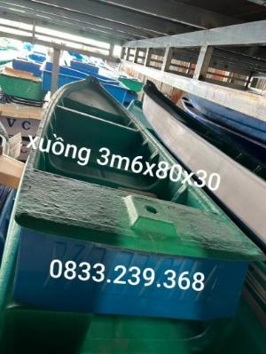 Xuồng composite 3m6 - đi câu cá, giải trí, nuôi trồng thuỷ sản.