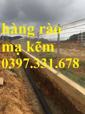 Chuyên sản xuất hàng rào mạ kẽm, hàng rào lưới thép phi 4, phi 5, phi 6 theo yêu cầu giá tốt nhất thị trường