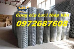 Lưới thép hàn ô vuông mạ kẽm, lưới thép mạ kẽm D1, D2, D3, D4 tại Long An