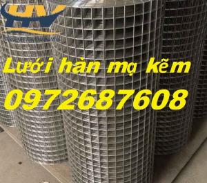 Lưới thép hàn D3, D4, thép hàn mạ kẽm, lưới thép ô vuông mạ kẽm Long An