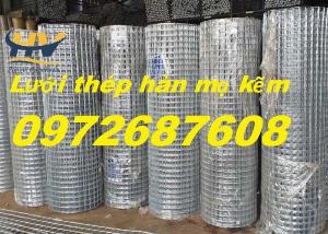 Lưới thép hàn D3, D4, thép hàn mạ kẽm, lưới thép ô vuông mạ kẽm Long An