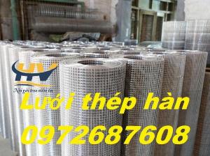 Lưới thép hàn D3, D4, thép hàn mạ kẽm, lưới thép ô vuông mạ kẽm Long An